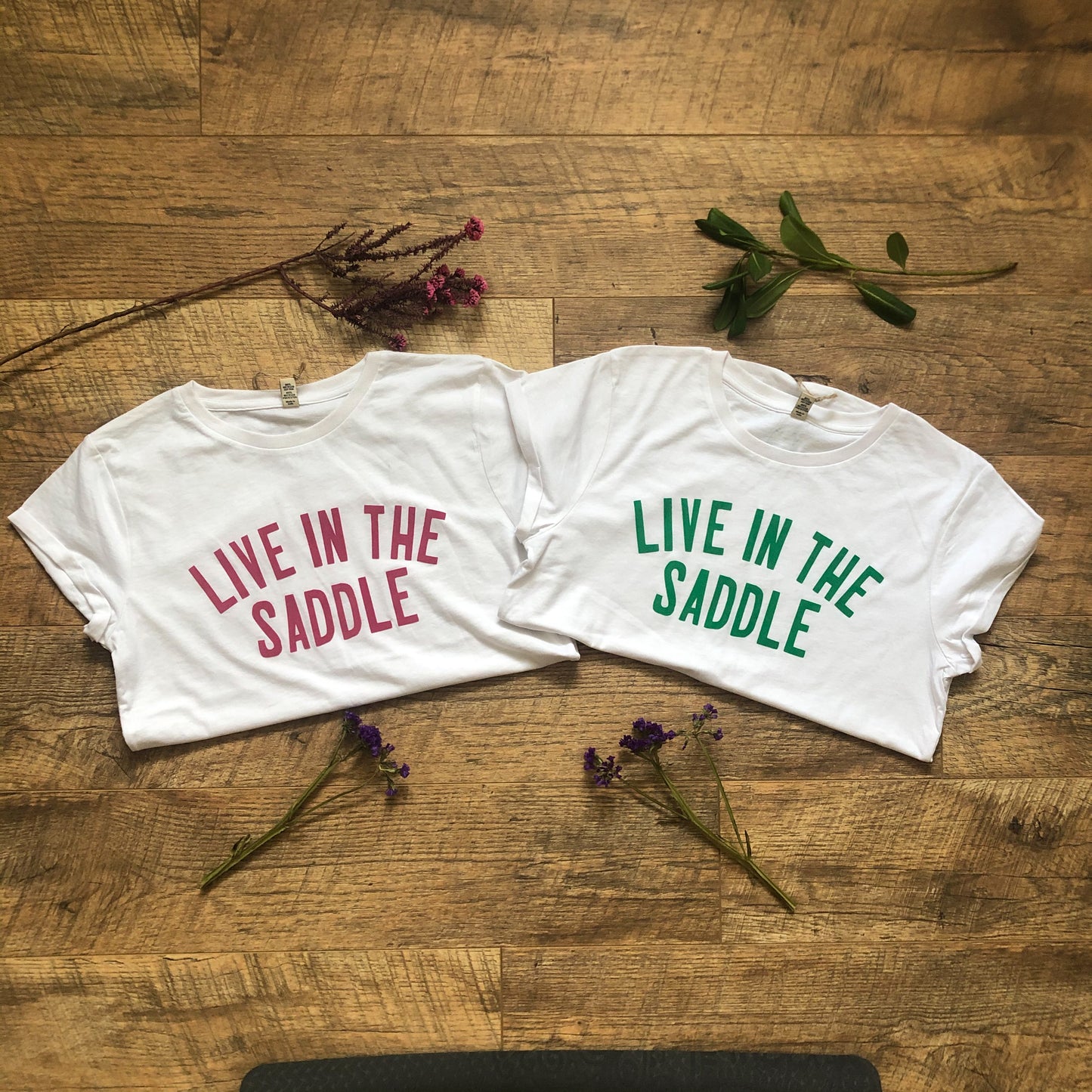 'Live in the Saddle' Eco Tee